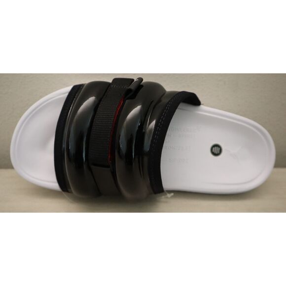 Jordan DM1683-061 Men Sz 13 Black/Red/White Super Play Slip-On Slide Sandals - Picture 7 of 14